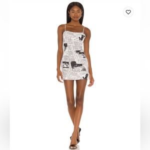 superdown Letizia Printer Mini Dress